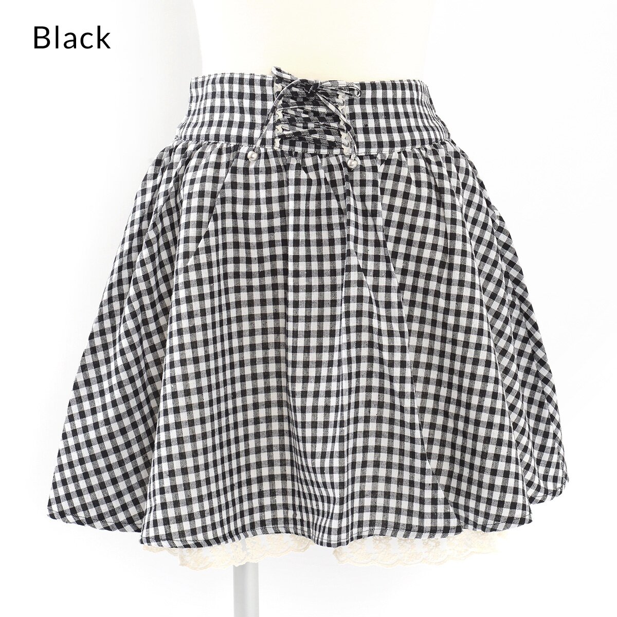 OLIVE des OLIVE Lace-Up Gathered Skirt - Tokyo Otaku Mode (TOM)