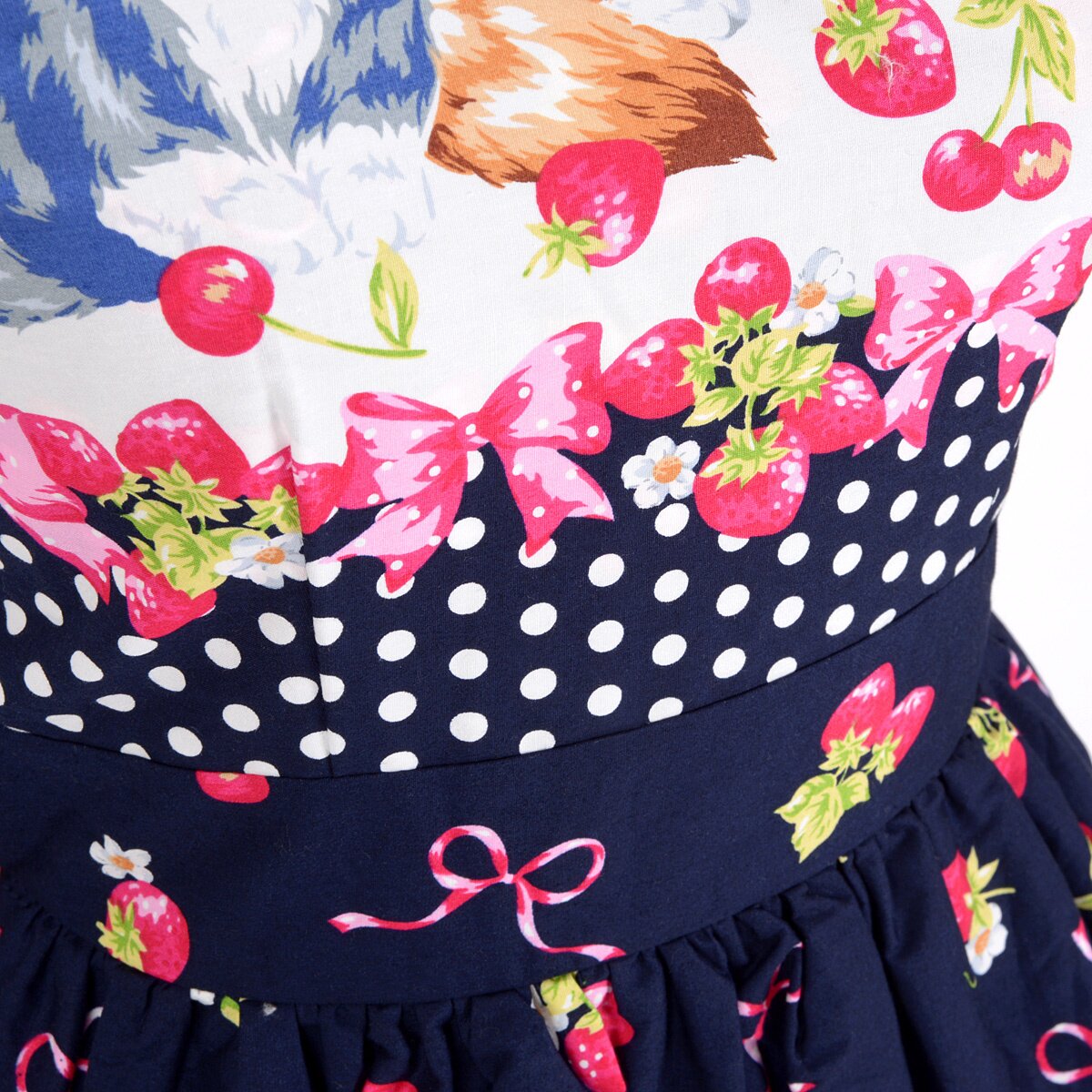 milklim Strawberries & Cats Dress milklim Tokyo Otaku Mode (TOM)