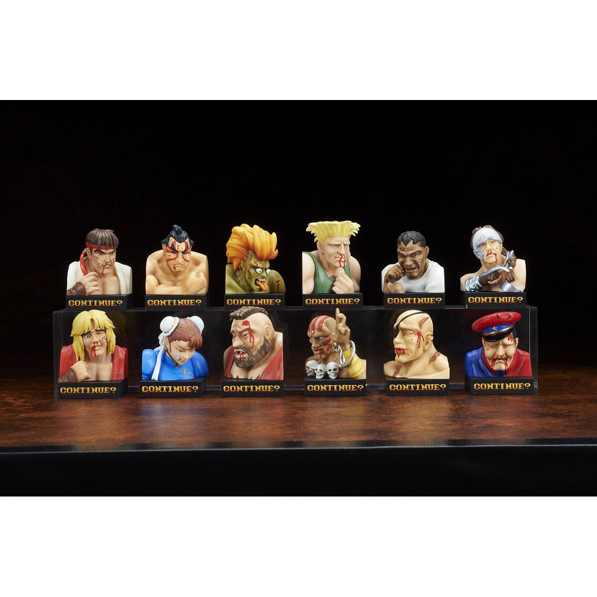 Street Fighter II Losing Face Figure Collection