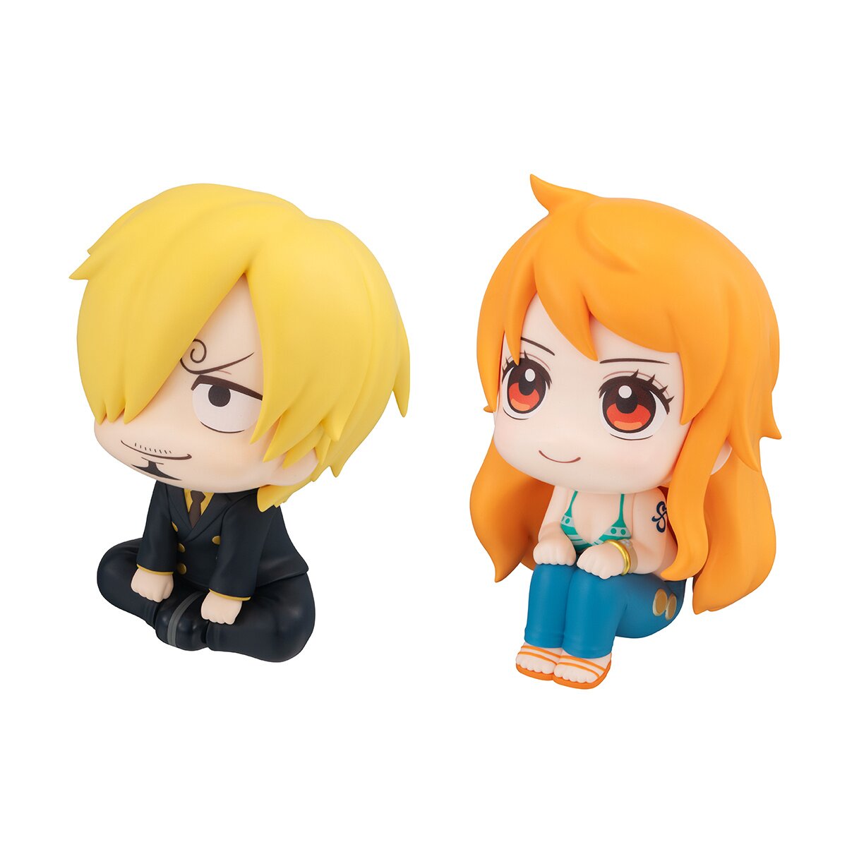 Look Up Series One Piece Sanji & Nami Set w/ Bonus Cloche & Orange:  Megahouse - Tokyo Otaku Mode (TOM)