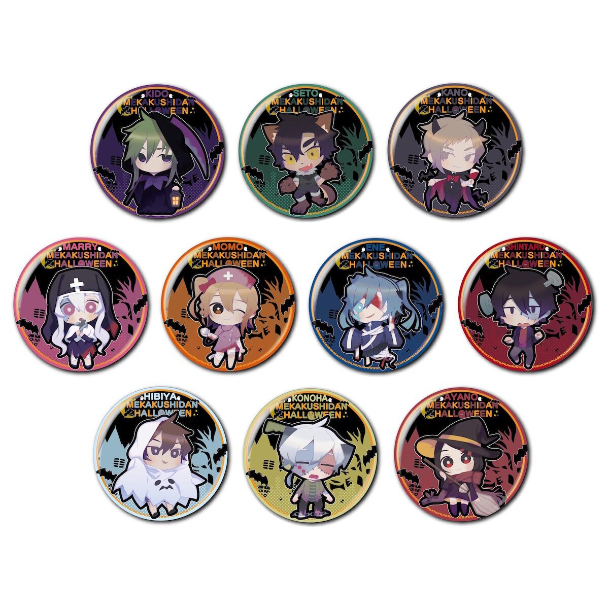 Kagerou Project Halloween Ver. Pin Badge Collection - Tokyo Otaku Mode ...