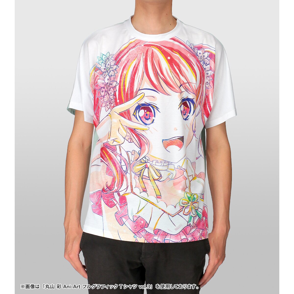 CDJapan : BanG Dream! Girls Band Party! CHU2 Ani-Art Full Graphic T-shirt  Unisex Vol.3 L Collectible