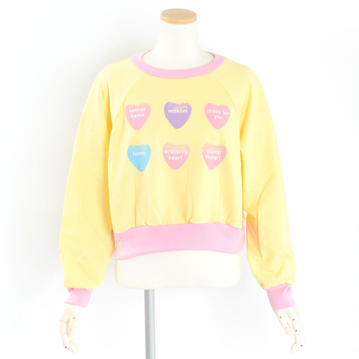 milklim Heart Candy Sweatshirt: milklim - Tokyo Otaku Mode (TOM)