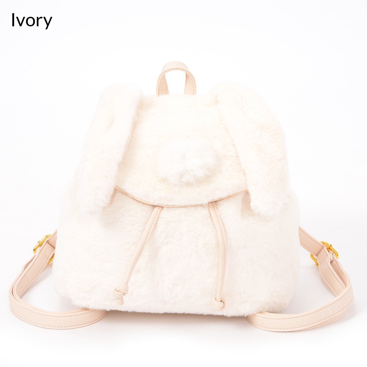 White furry clearance backpack