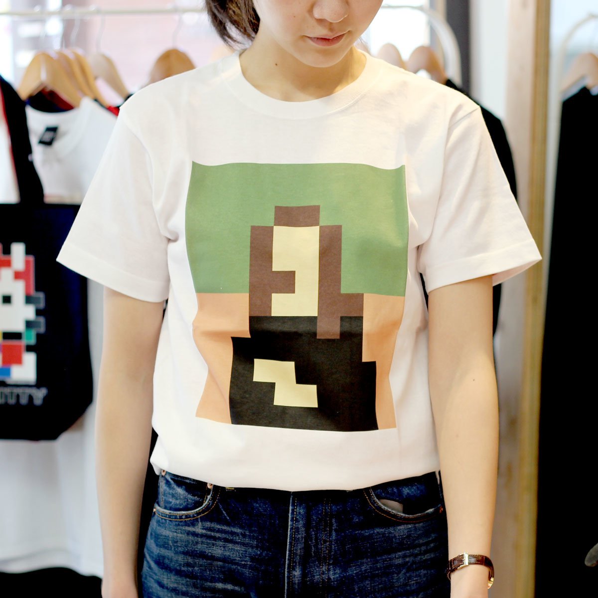 Mona Lisa Pixel Masterpiece T-Shirt - Tokyo Otaku Mode (TOM)