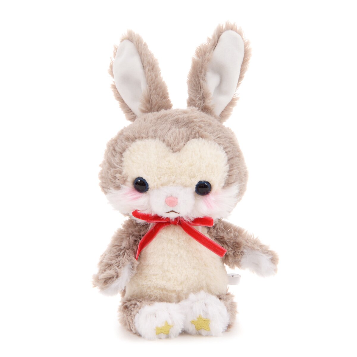 MakBak Pink Skating Rabbit Plush Toy - Cute Bunny in Red Skates