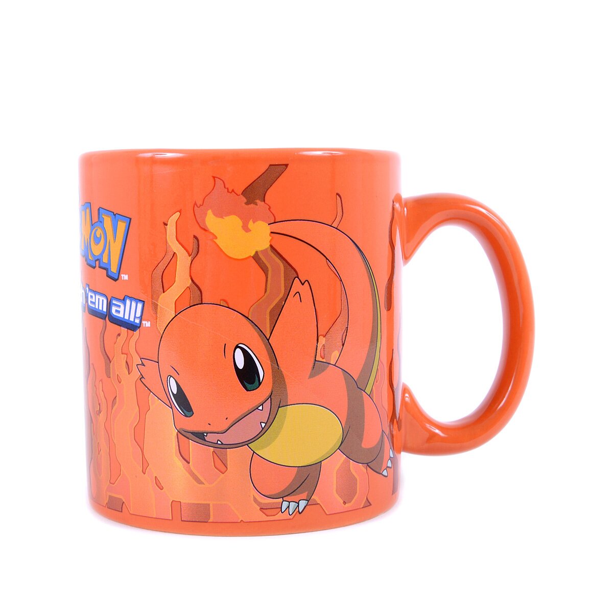 Pokemon 16oz Travel Mug Set: Charizard, Charmander, Pikachu, Group