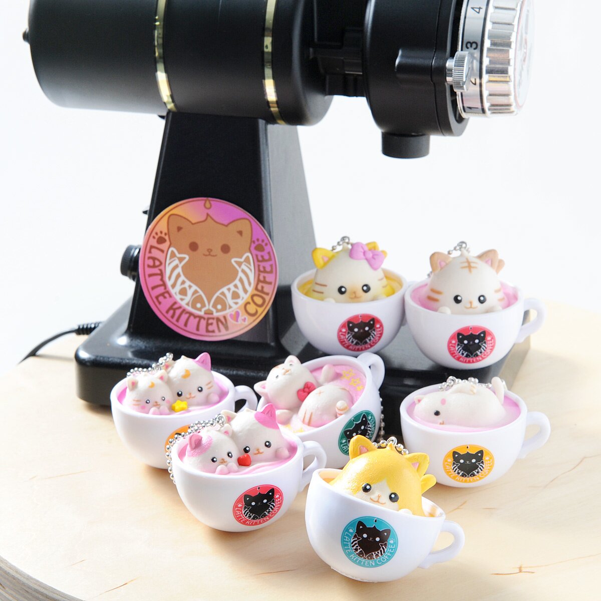 Latte Kitten Coffee New Flavor 2nd Cup (Ball Chain) Tokyo Otaku Mode
