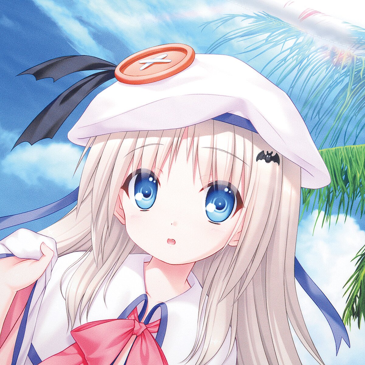 Noumi Kudryavka, little busters, table, juice, blonde hair, kud after,  cute, HD wallpaper