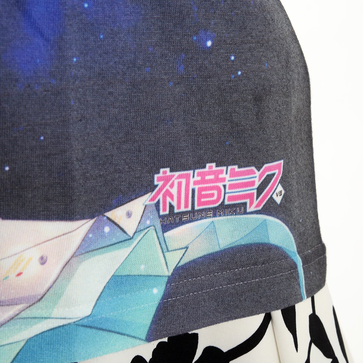 Hatsune Miku V3 Full Graphic White T-Shirt Ver. 2.0