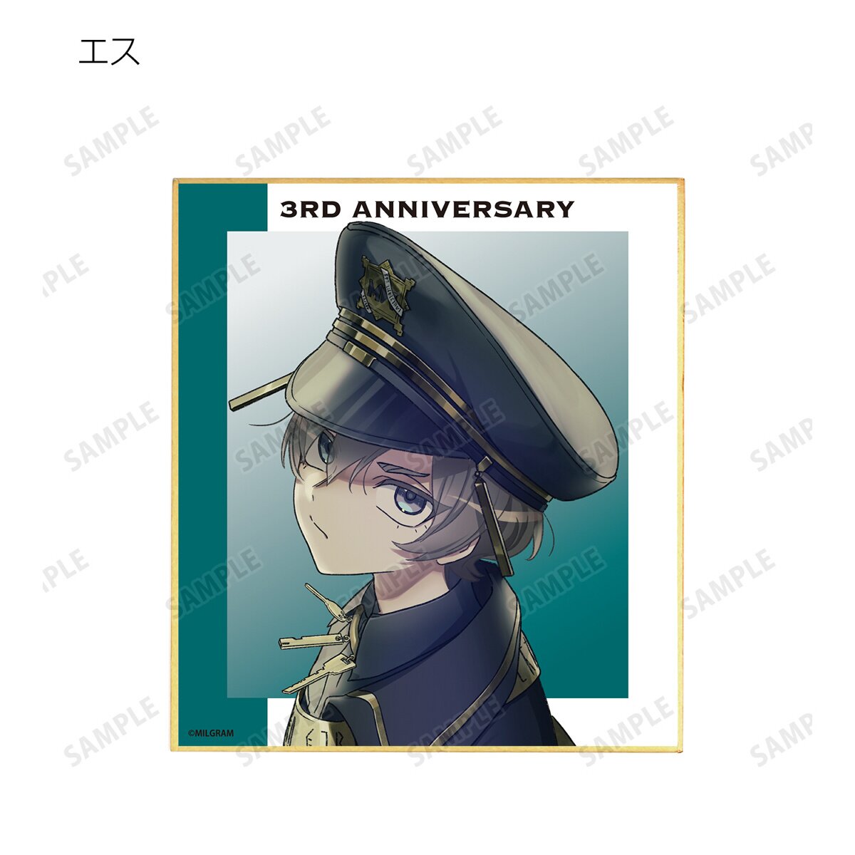 Milgram 3rd Anniversary Ver. Trading Mini Shikishi Board (1