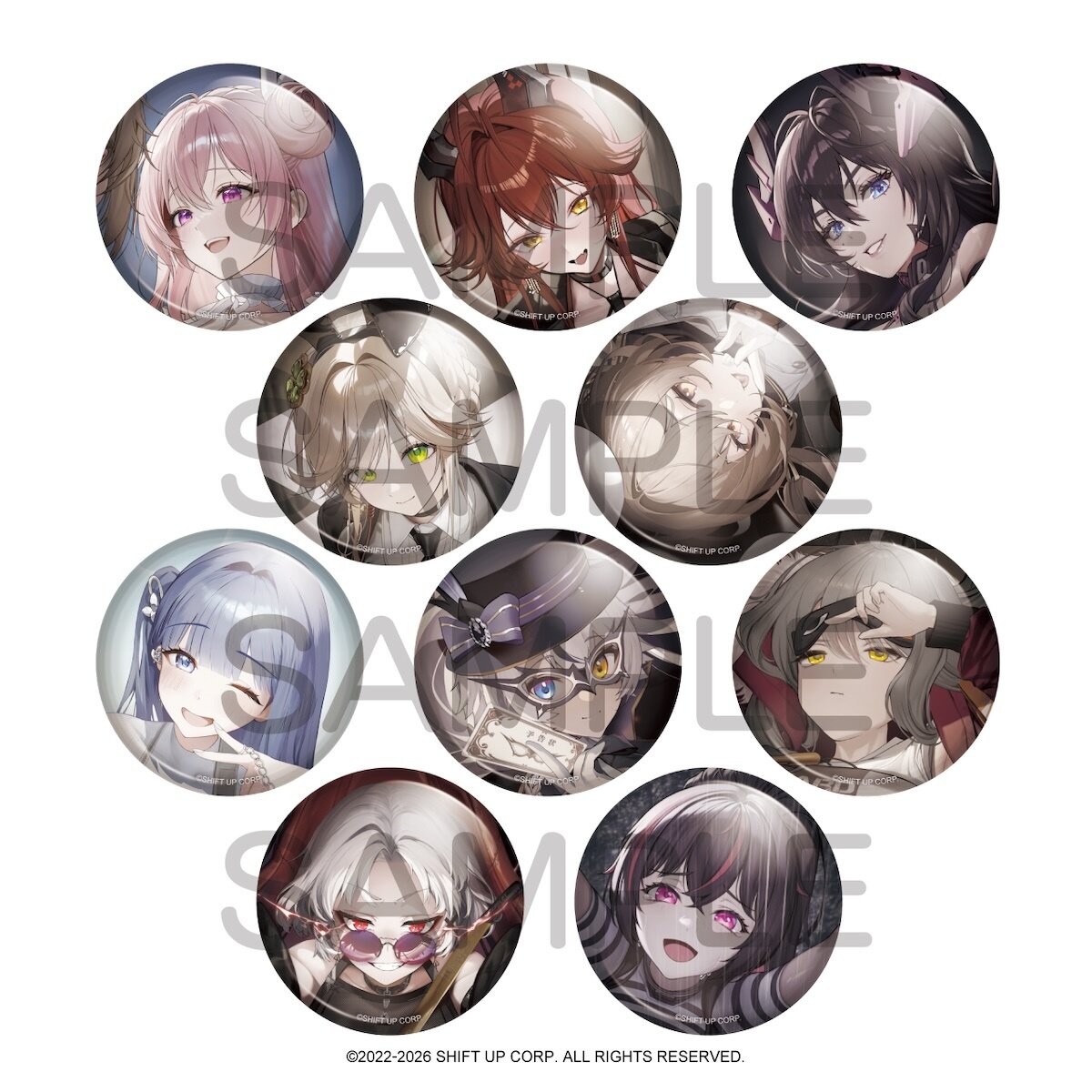 Goddess of Victory: Nikke Burst Collection Tin Badge Vol. 7 Box