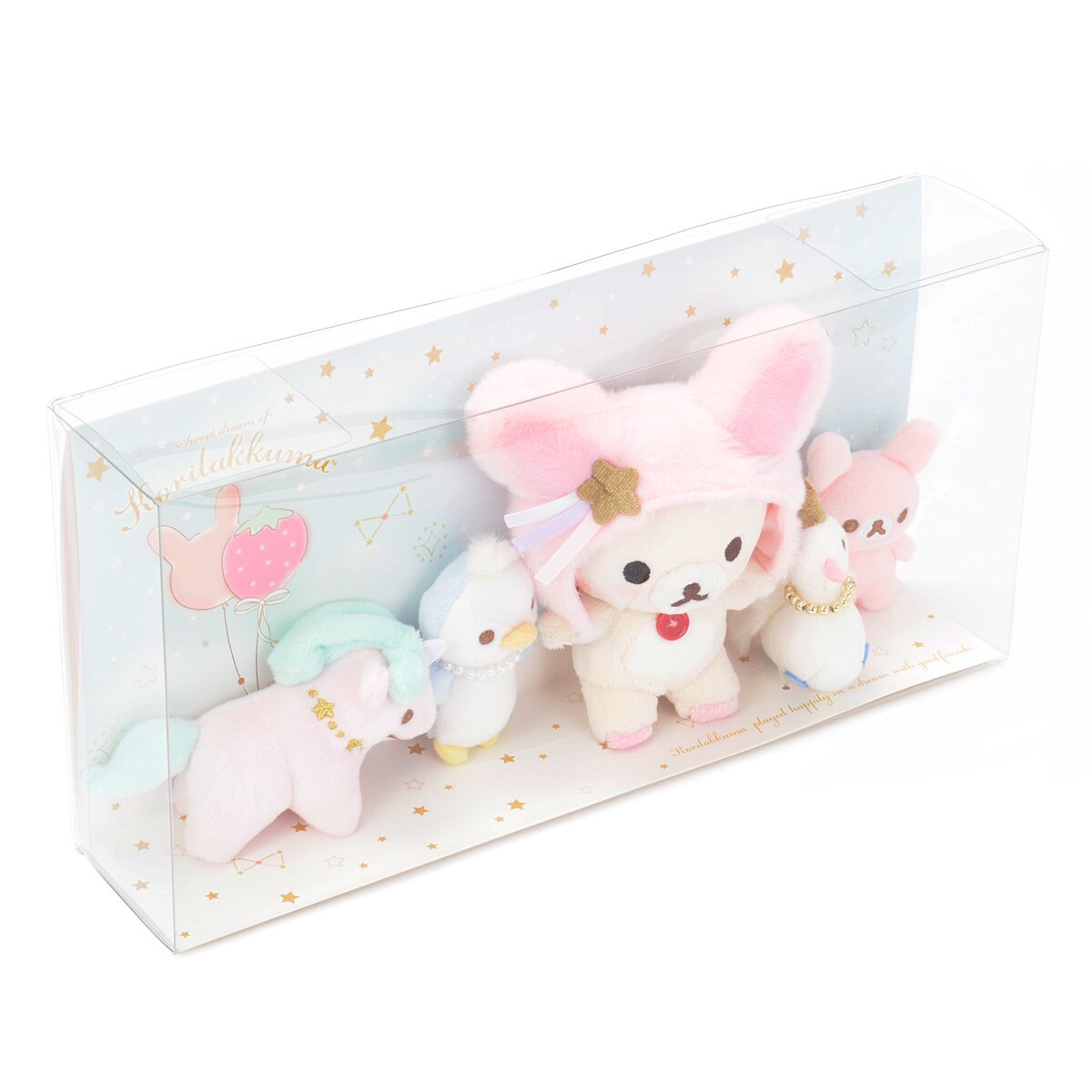 Rilakkuma Sweet Dream of Korilakkuma Plush Toy Set - Tokyo Otaku