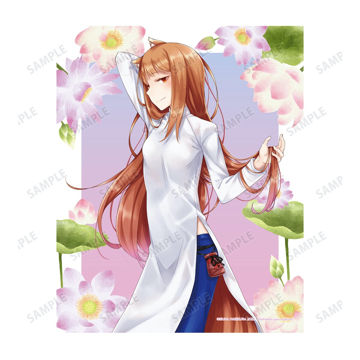 Spice and Wolf Jyuu Ayakura Illustration Holo Canvas Board Collection -  Tokyo Otaku Mode (TOM)