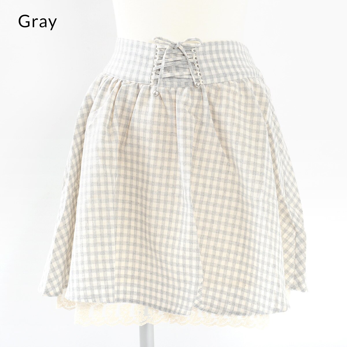 OLIVE des OLIVE Lace-Up Gathered Skirt - Tokyo Otaku Mode (TOM)
