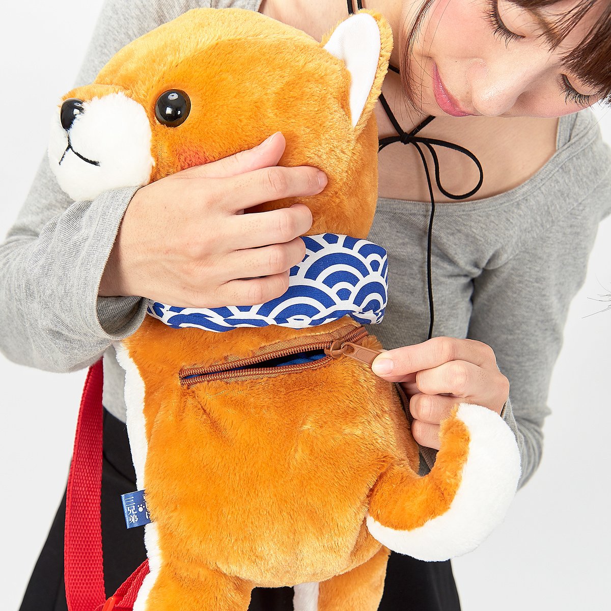 Mameshiba San Kyodai Piggyback Backpacks: Amuse - Tokyo Otaku Mode