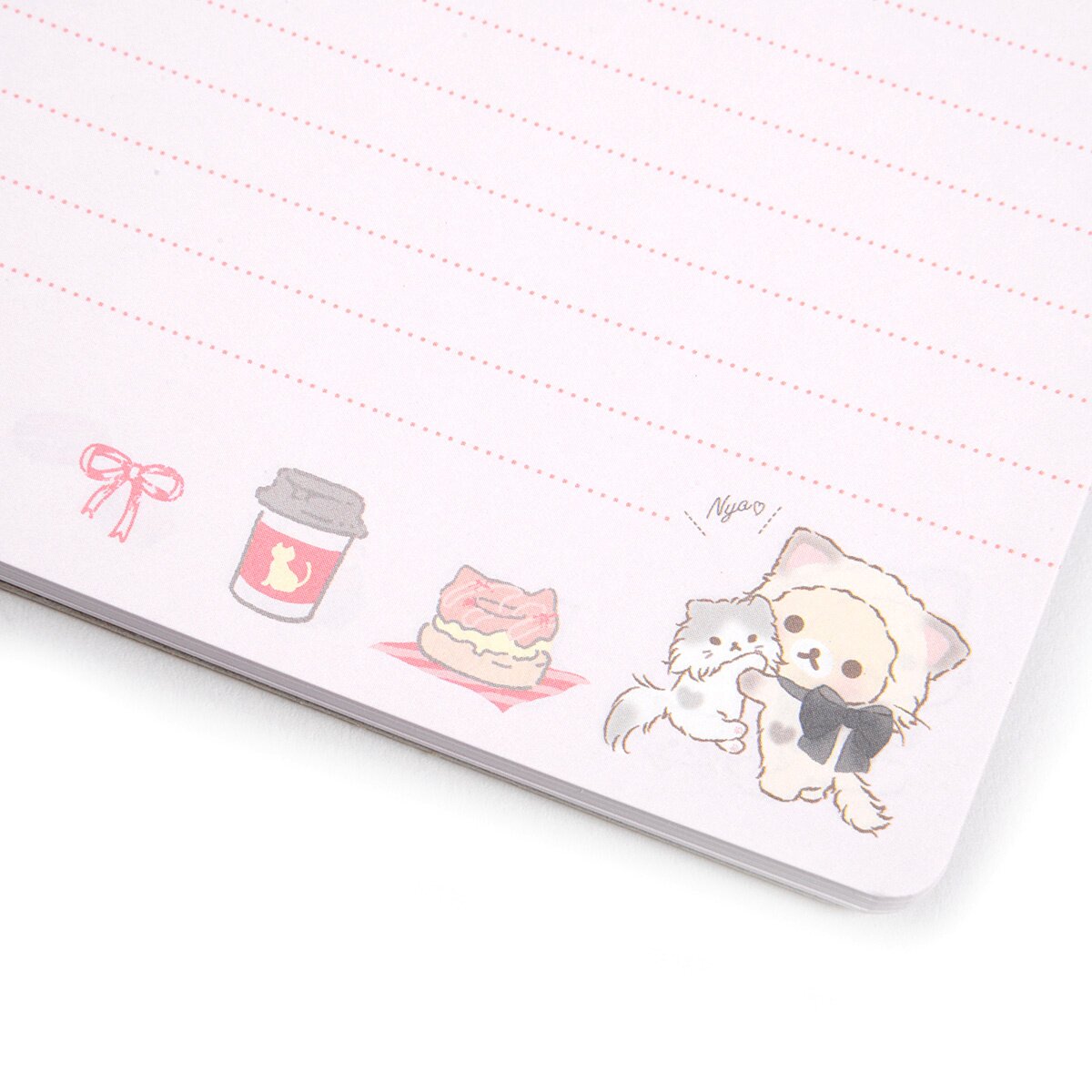 Rilakkuma Korilakkuma and Cute Cats B6 Spiral Notebook