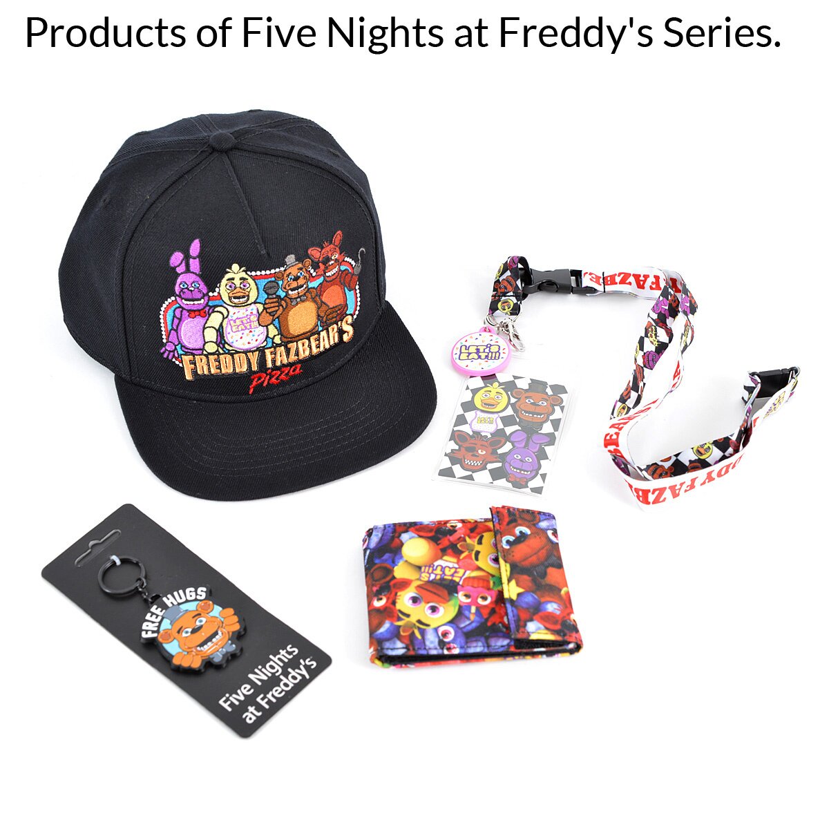 Five Nights At Freddys Keychain Free Hugs Freddy Bioworld Key Chain FNAF  Metal
