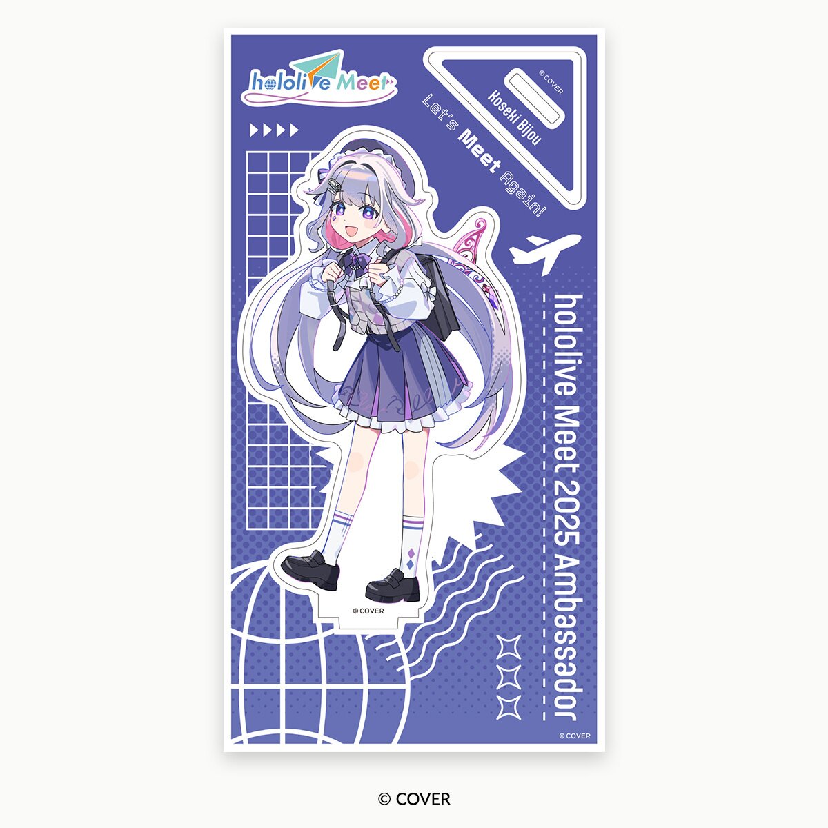 hololive Meet 2025 2nd Visual Acrylic Stand Koseki Bijou - Tokyo