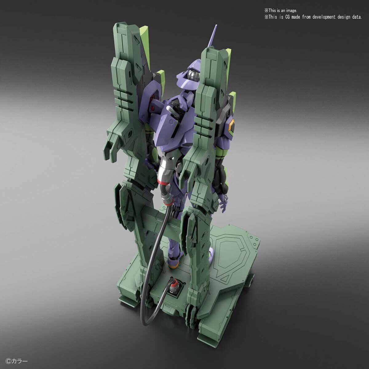 ロボット EVANGELION UNIT-01 DX TRANSPORT PLATFORM Real Grade Evangelion Unit-01 DX Transport Platform Set: Bandai