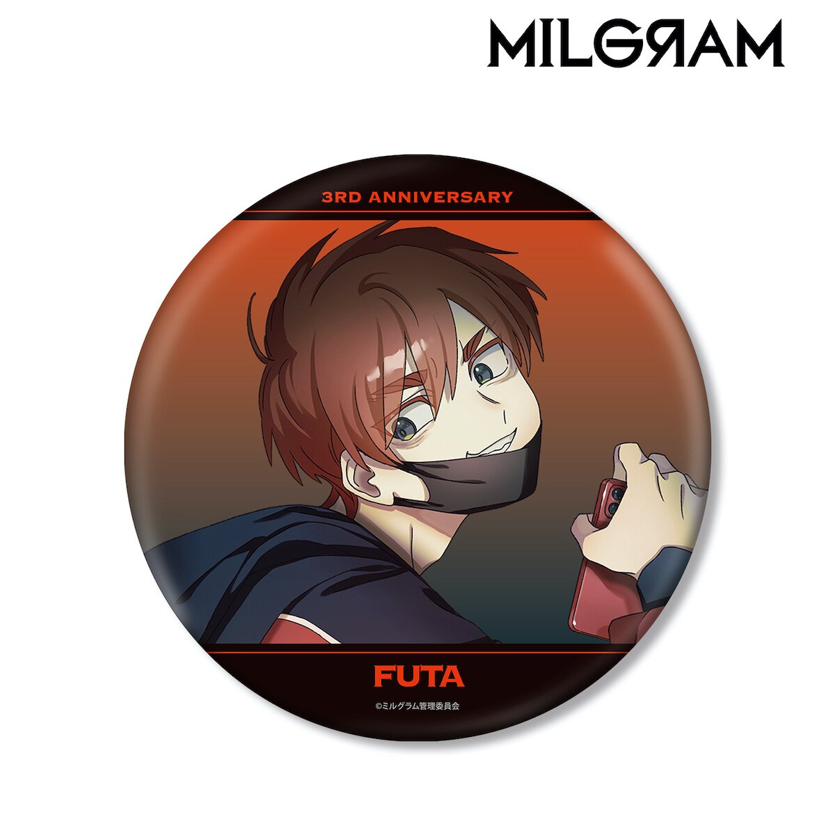 Milgram 3rd Anniversary Ver. Big Pin Badge Collection - Tokyo