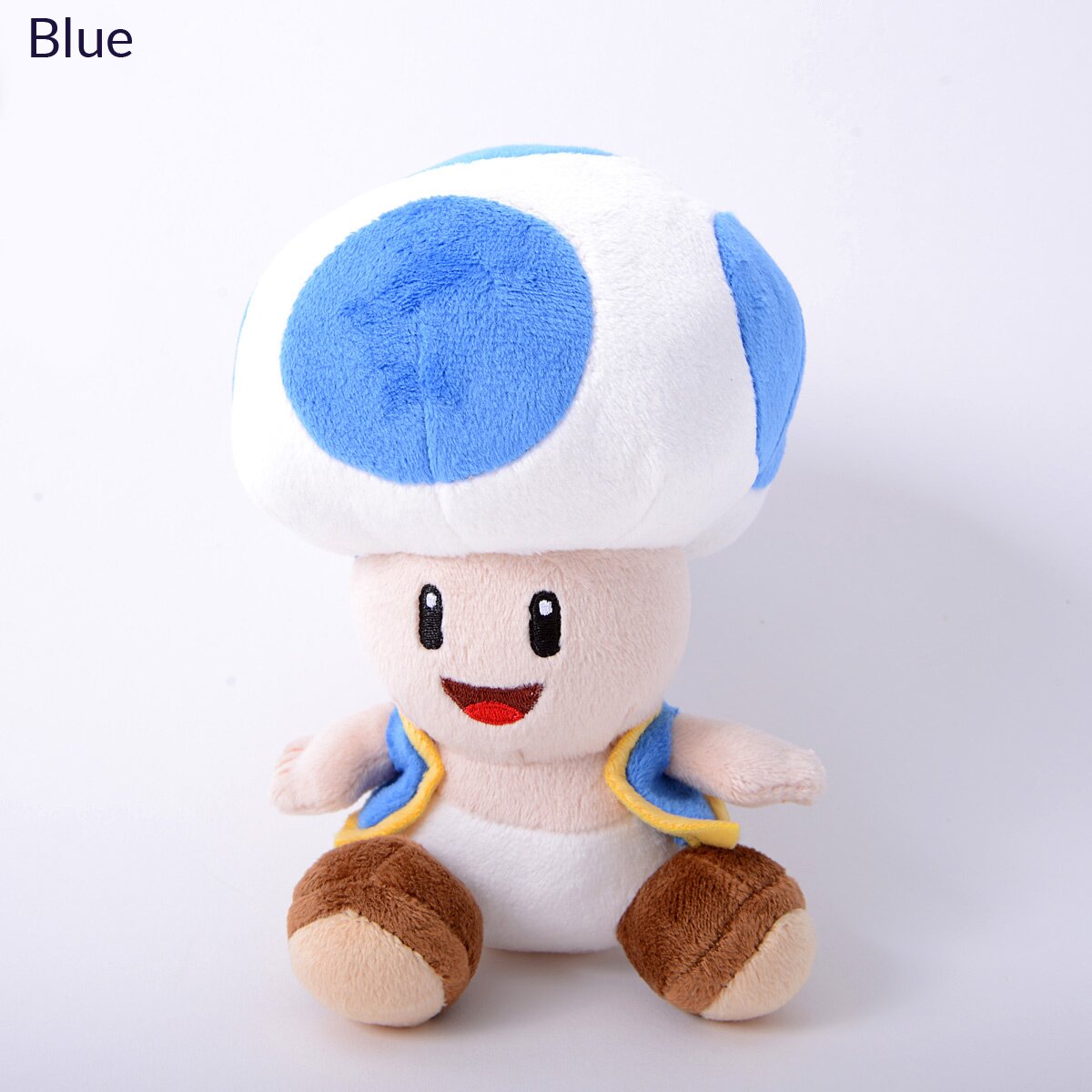 blue toad mario plush