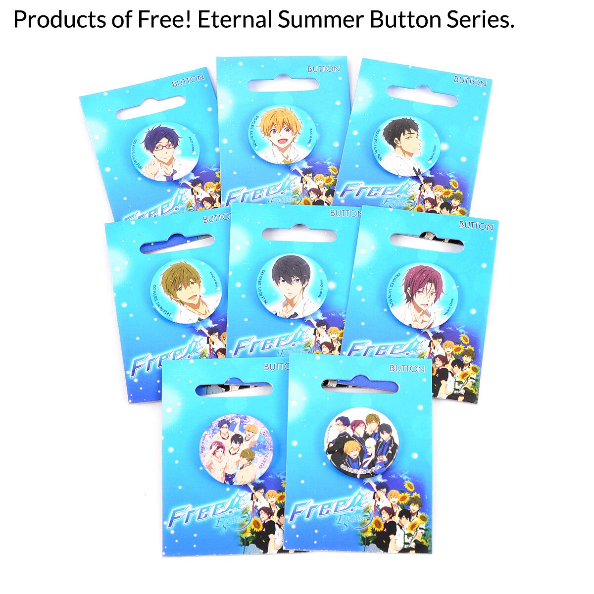 Free! Eternal Summer Nagisa Button - Tokyo Otaku Mode (TOM)