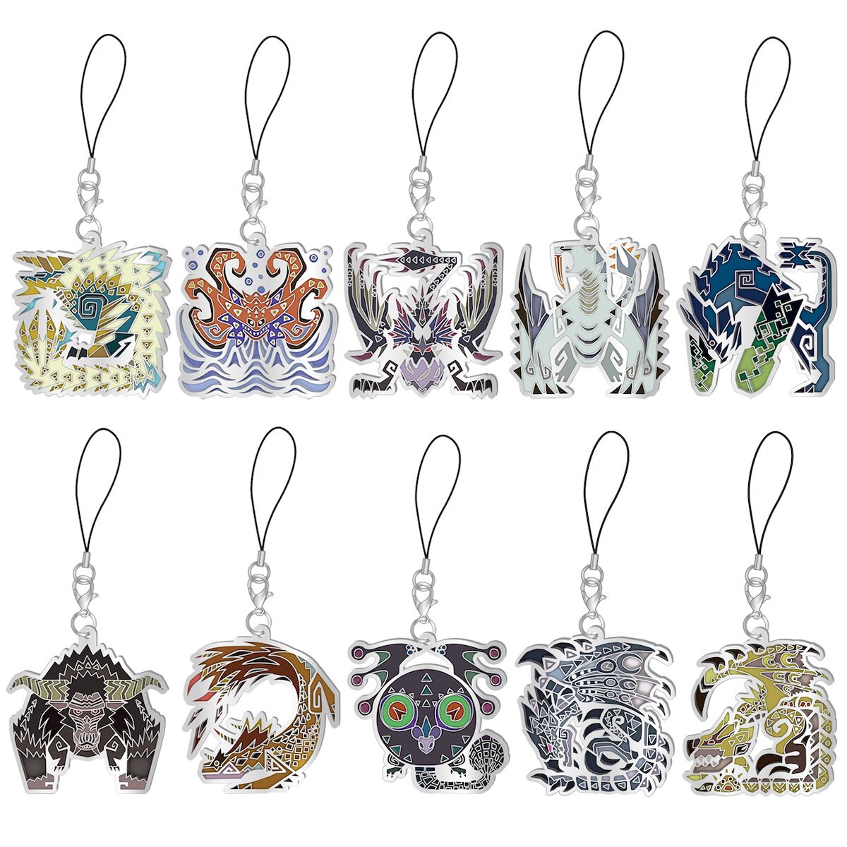 Monster Hunter World: Iceborne Monster Icon Stained Strap Collection Vol. 2  Box Set