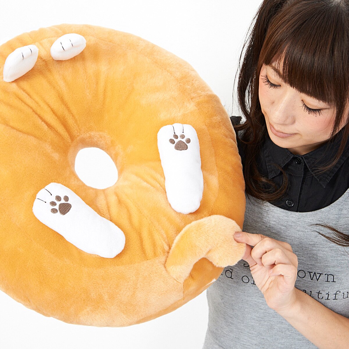 Giant Plush Donut Cushions