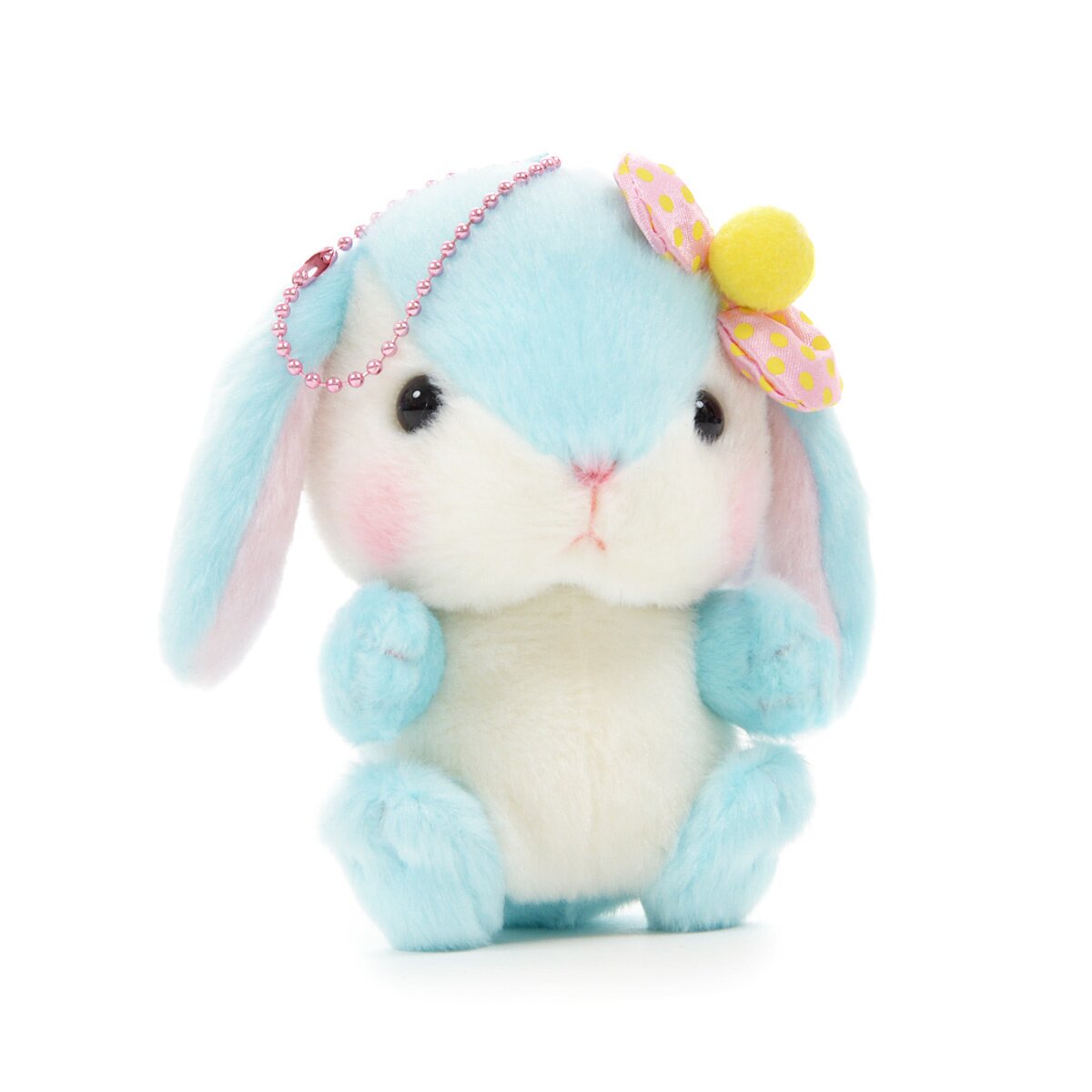 Pote Usa Loppy Colorful Rabbit Plush Collection (Ball Chain) - Tokyo ...