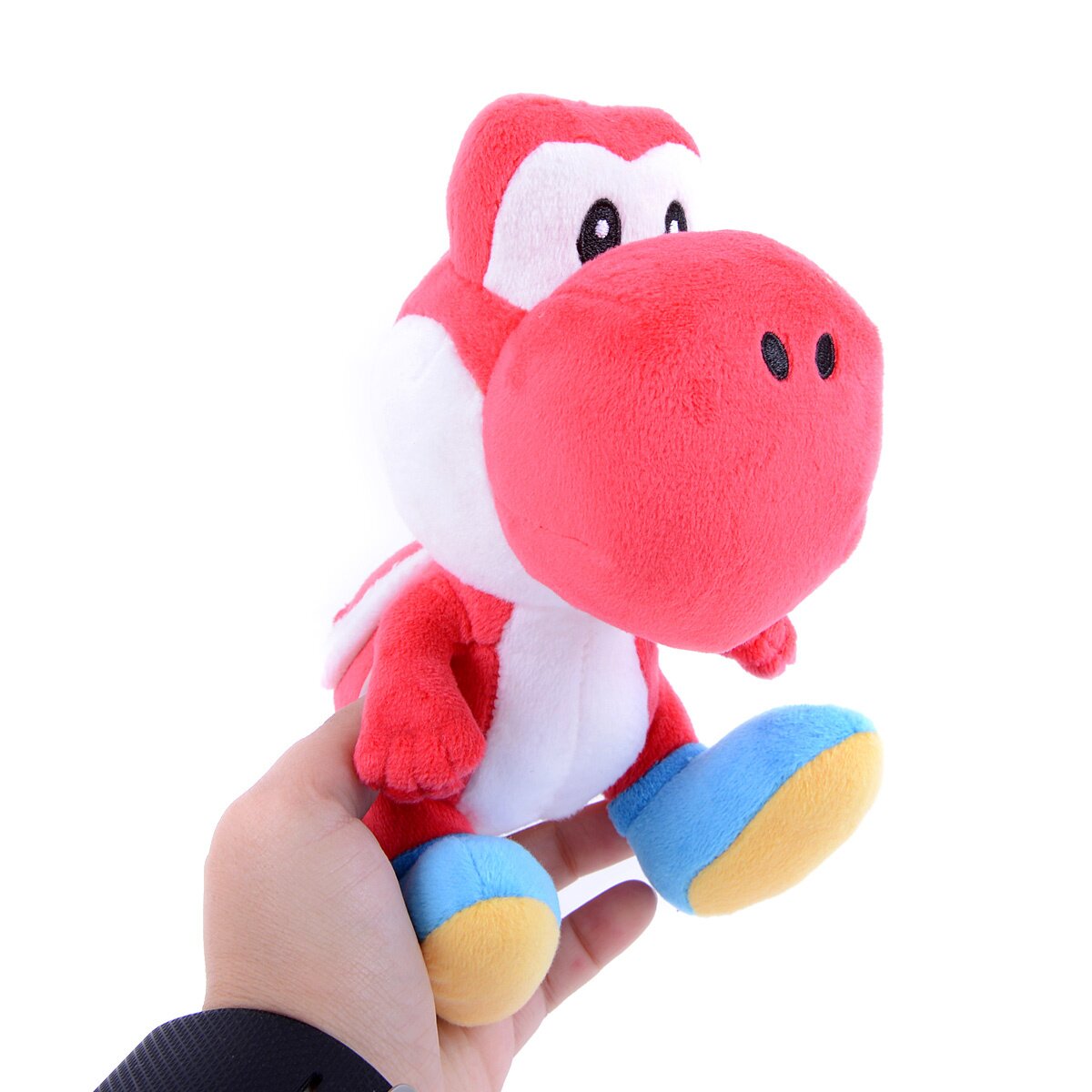 Red store yoshi plush