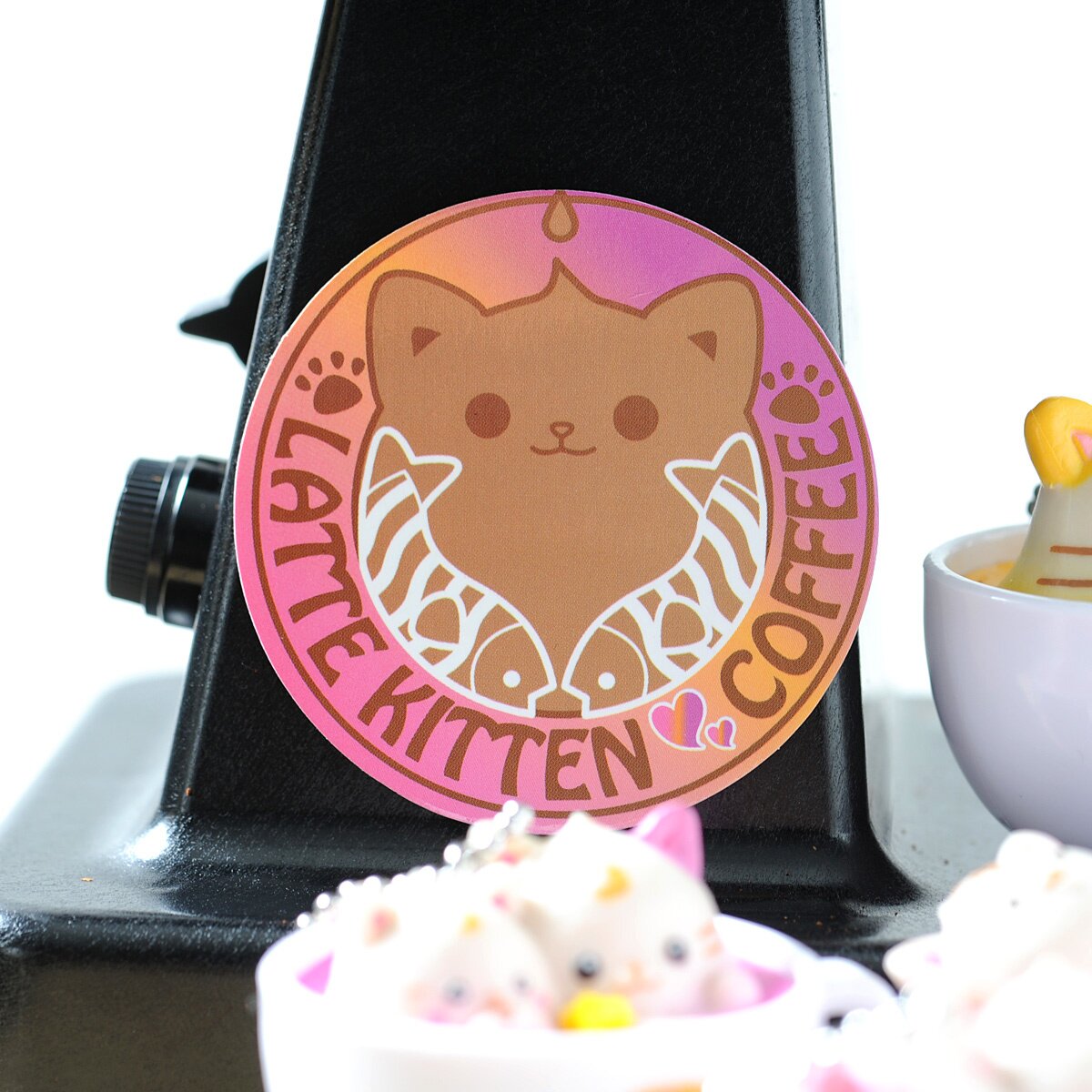 Latte Kitten Coffee New Flavor 2nd Cup (Ball Chain) - Tokyo Otaku
