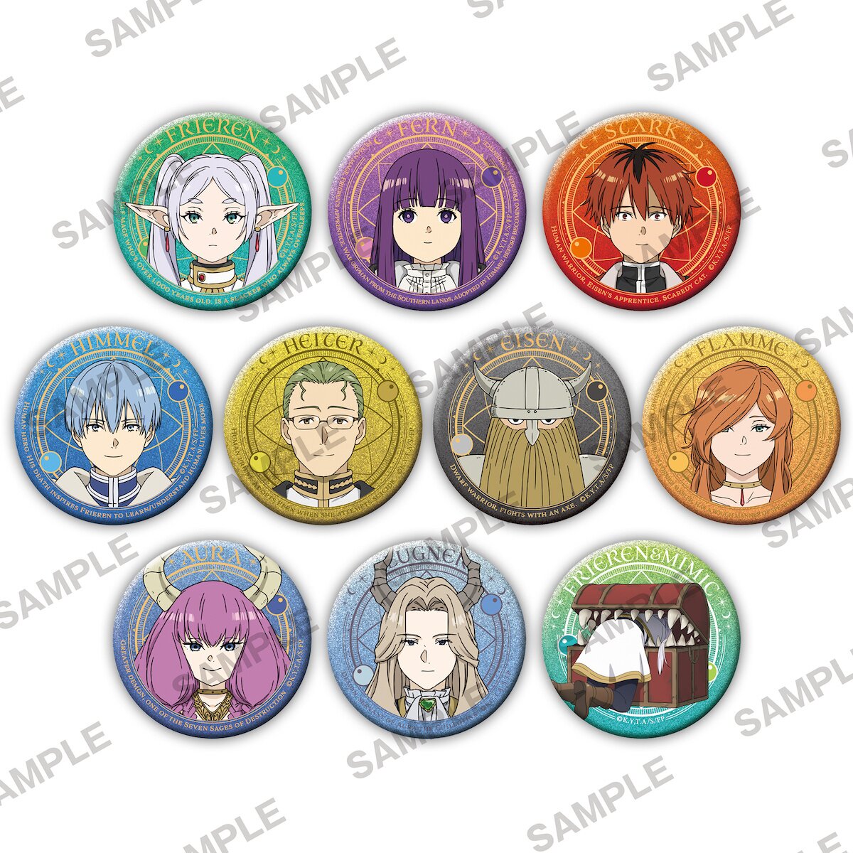 TV Anime Frieren: Beyond Journey's End 05 Stark Book Shape Tin Badge