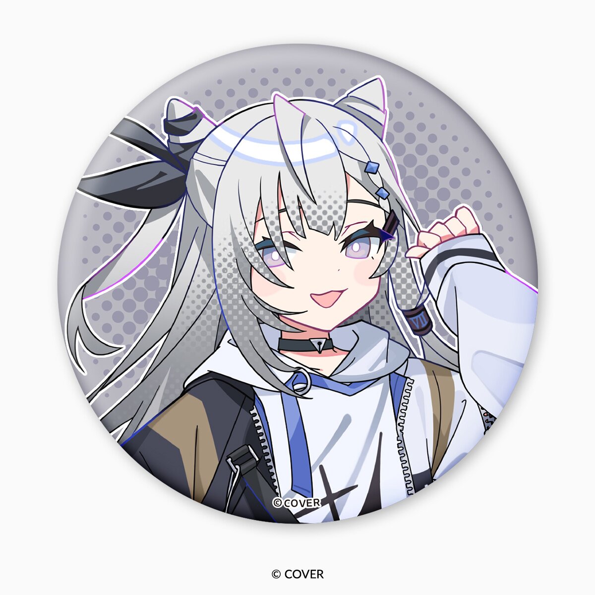 hololive Meet 2025 2nd Visual Big Tin Badge Vestia Zeta - Tokyo