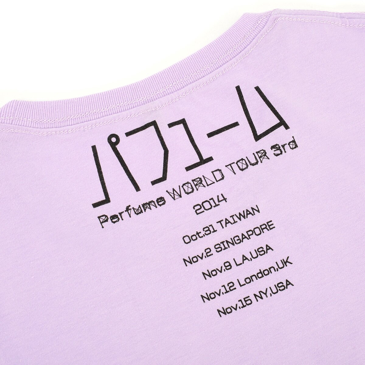 Perfume 3rd World Tour T-Shirt (Orchid) - Tokyo Otaku Mode (TOM)