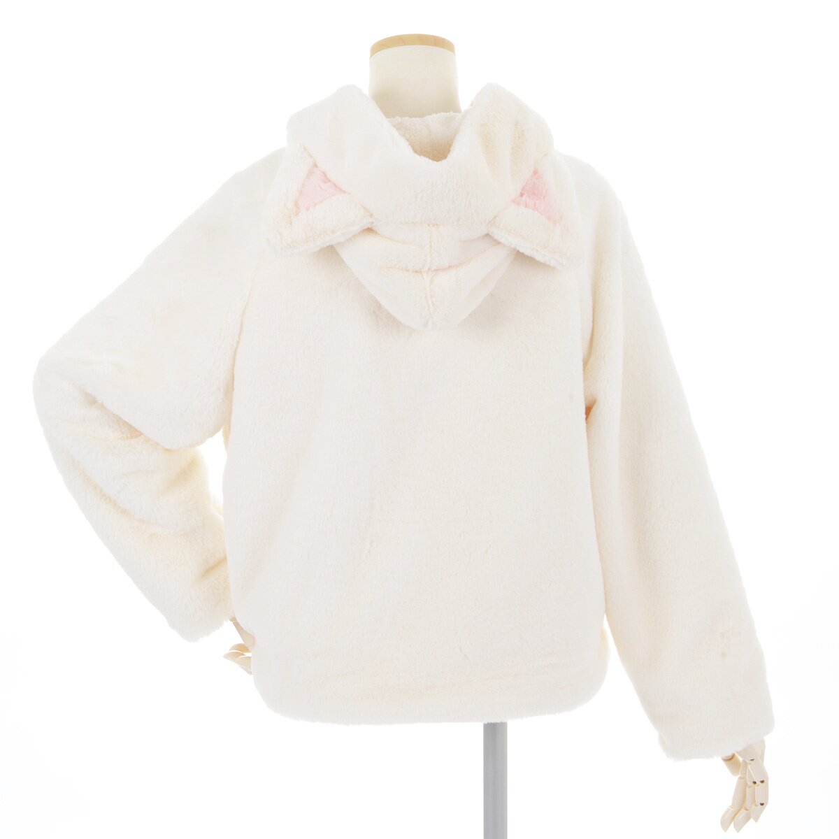 Fuzzy cat online hoodie