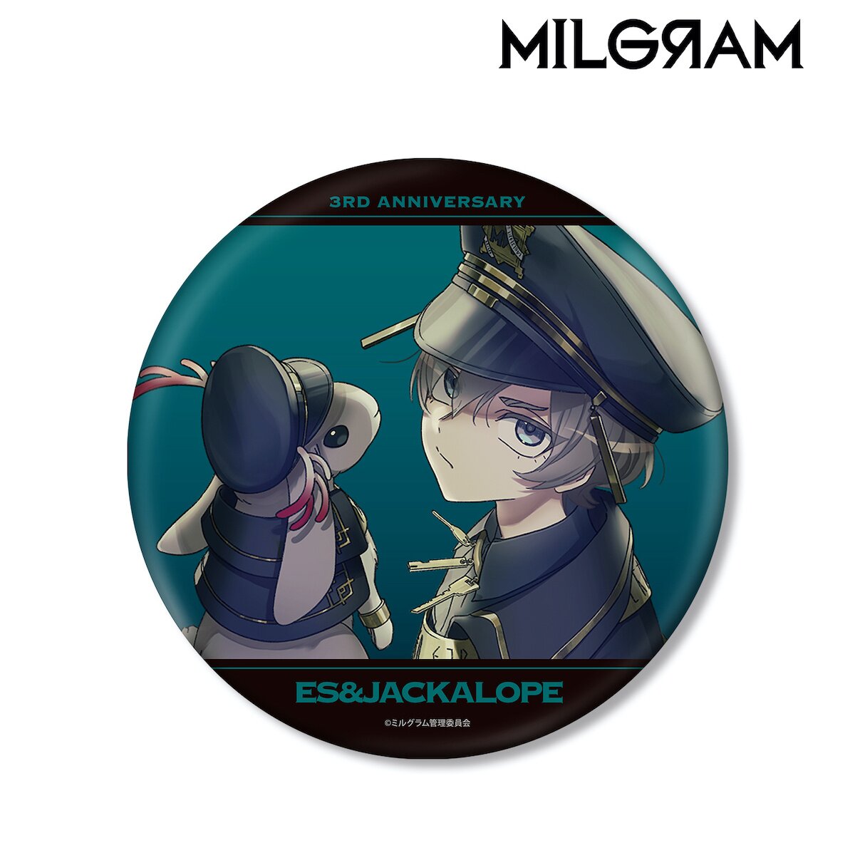 Milgram 3rd Anniversary Ver. Big Pin Badge Collection