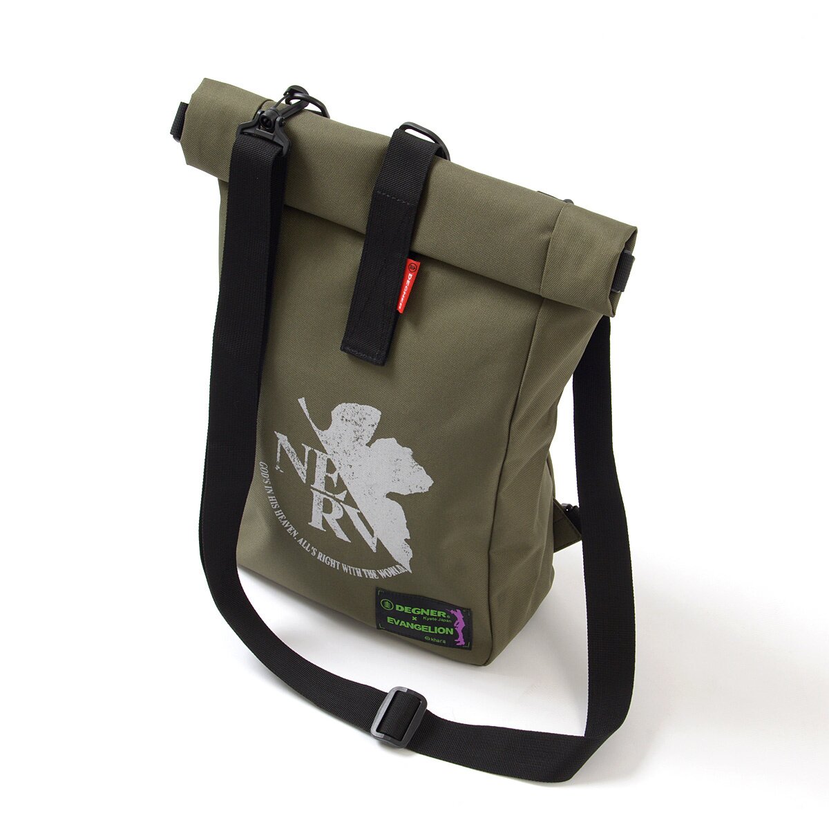 Evangelion Original Degner x Eva NERV 3-Way Rain Bag - Tokyo Otaku