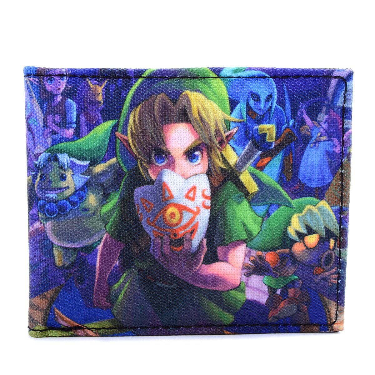 Nintendo Legend of Zelda: Majora's Mask Sublimated Bi-Fold Wallet ...