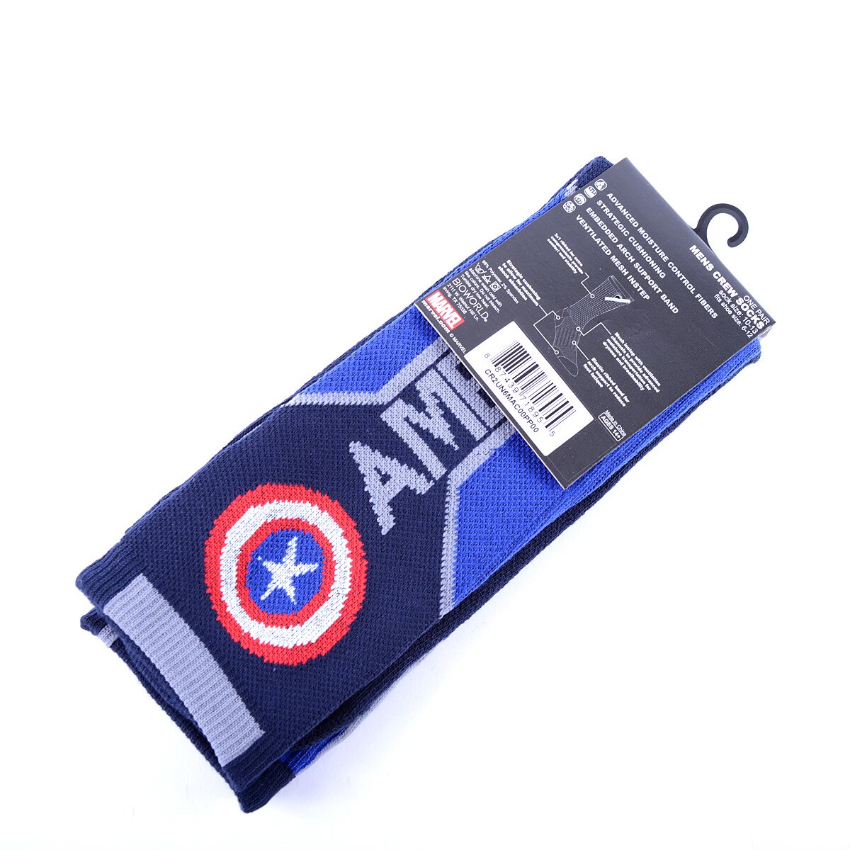 Marvel Captain America Crew Socks w/ Wings: Marvel - Tokyo Otaku Mode (TOM)