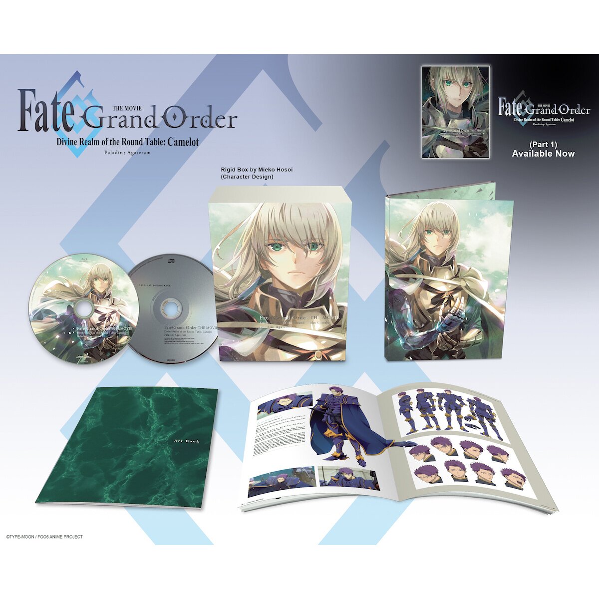 BLU-RAY  Fate/Grand Order THE MOVIE Divine Realm of the Round Table:  Camelot Paladin; Agateram Official USA Website