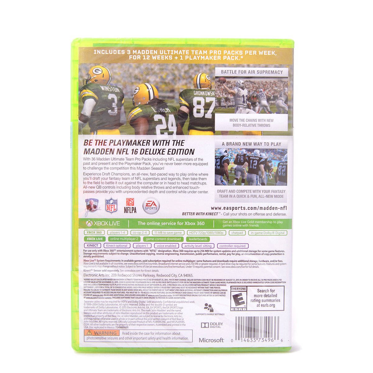 Madden NFL 16 Deluxe Edition (Xbox 360) - Tokyo Otaku Mode (TOM)