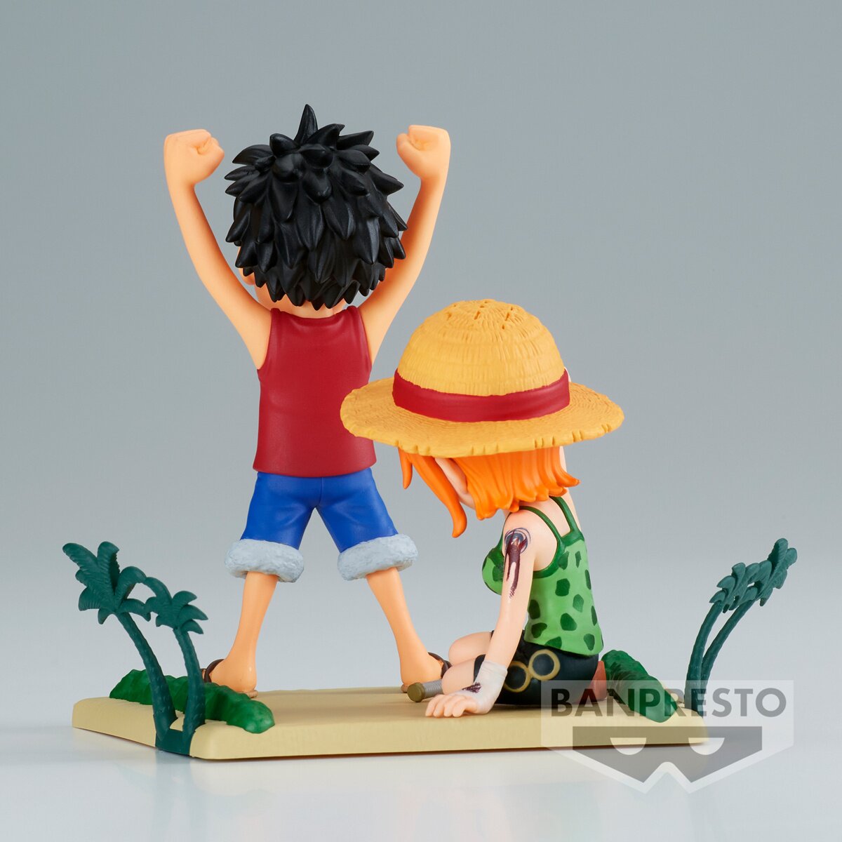 World Collectable Figure One Piece Log Stories Luffy & Nami