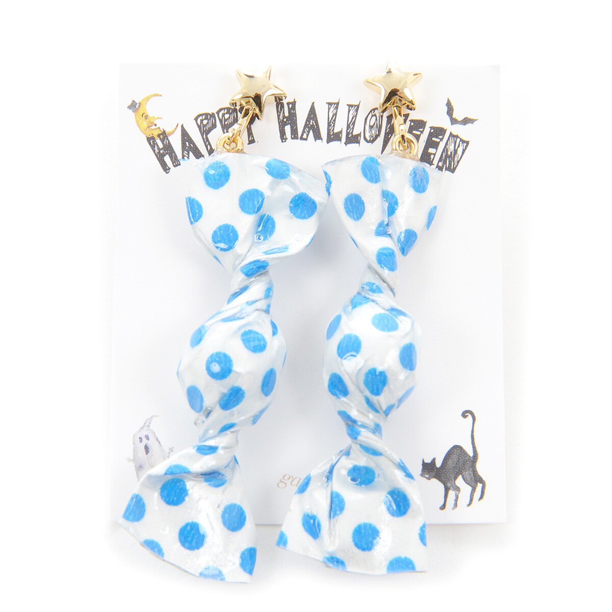 Gargle Polka Dot Candy Wrapper Earrings Tokyo Otaku Mode (TOM)