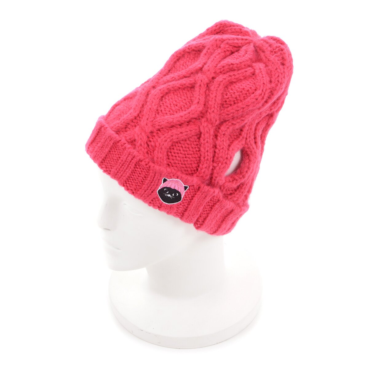 Cuelitt Cable Knit Pigtails Beanie: Cuelitt 46% OFF ...