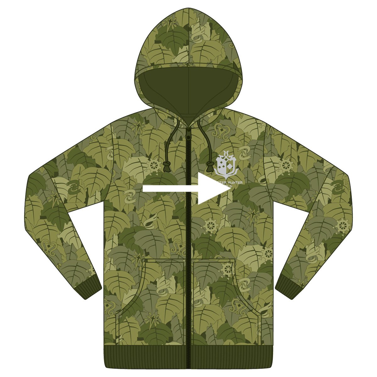 Monster best sale camo hoodie