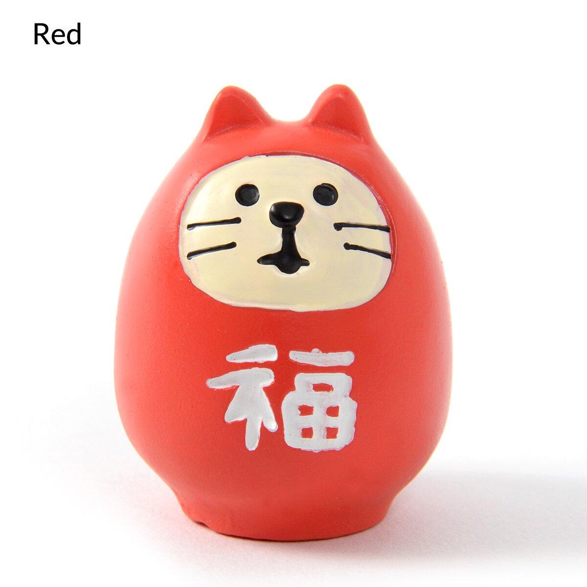 Decole - Daruma with cat - Collection Concombre Fuku Mono -  ISBN:4527749861144
