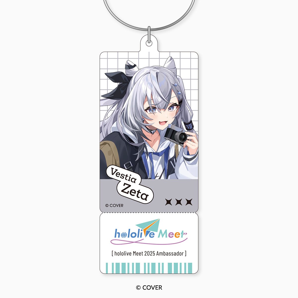 AZKi hololive Meet 2025 特典　アクリルチャーム hololive Meet 2025 Acrylic Ticket Keychain - Vestia Zeta 100% OFF