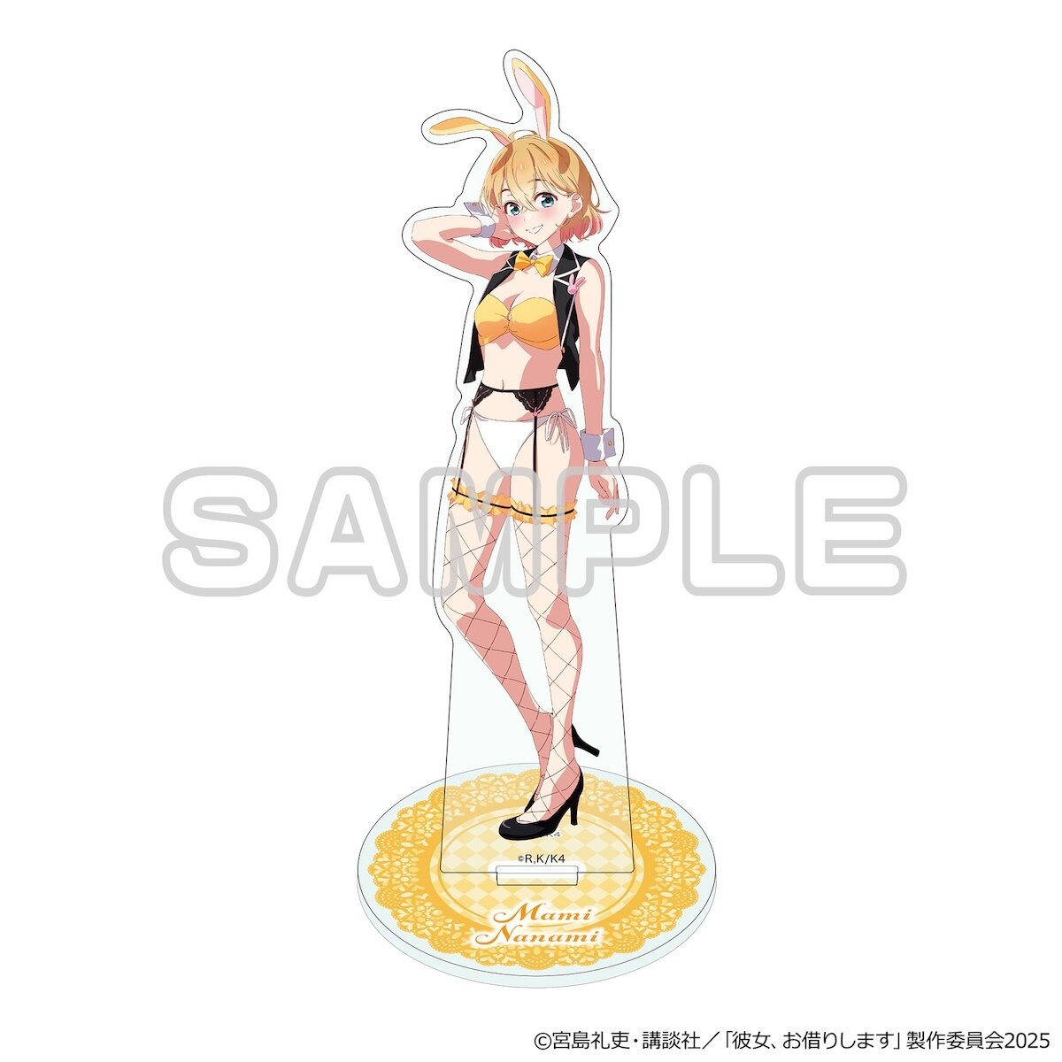 Rent-A-Girlfriend Big Acrylic Stand Mami Nanami: Reverse Bunny Ver