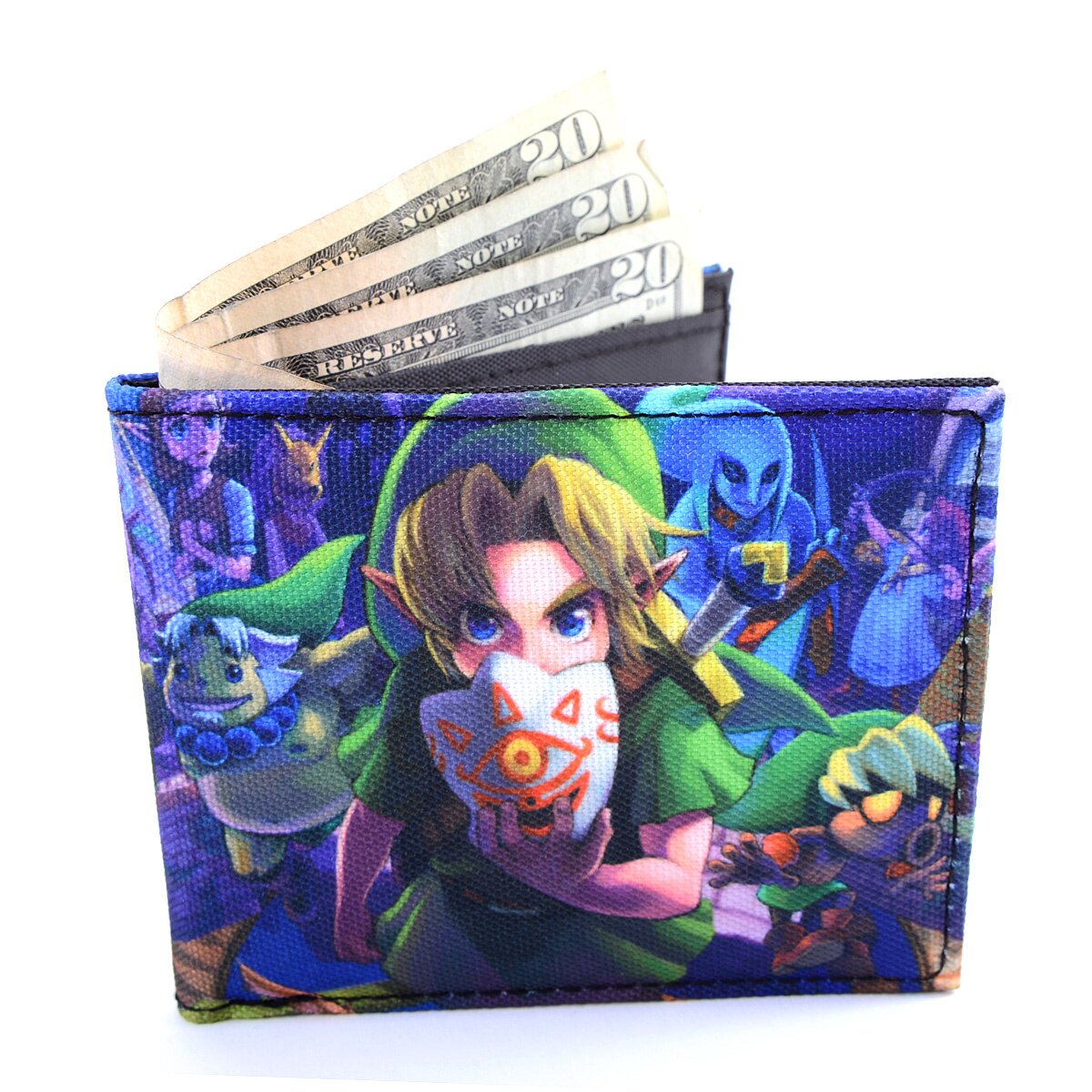Nintendo Legend of Zelda Majora's Mask Sublimated BiFold Wallet